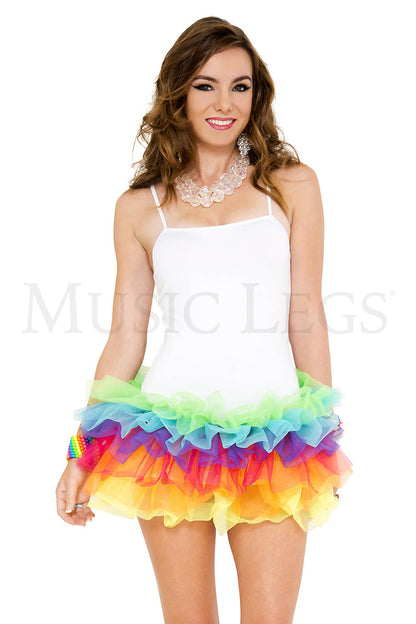 Rainbow Tutu Mini Dress