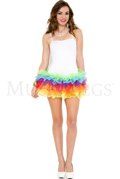 Rainbow Tutu Mini Dress