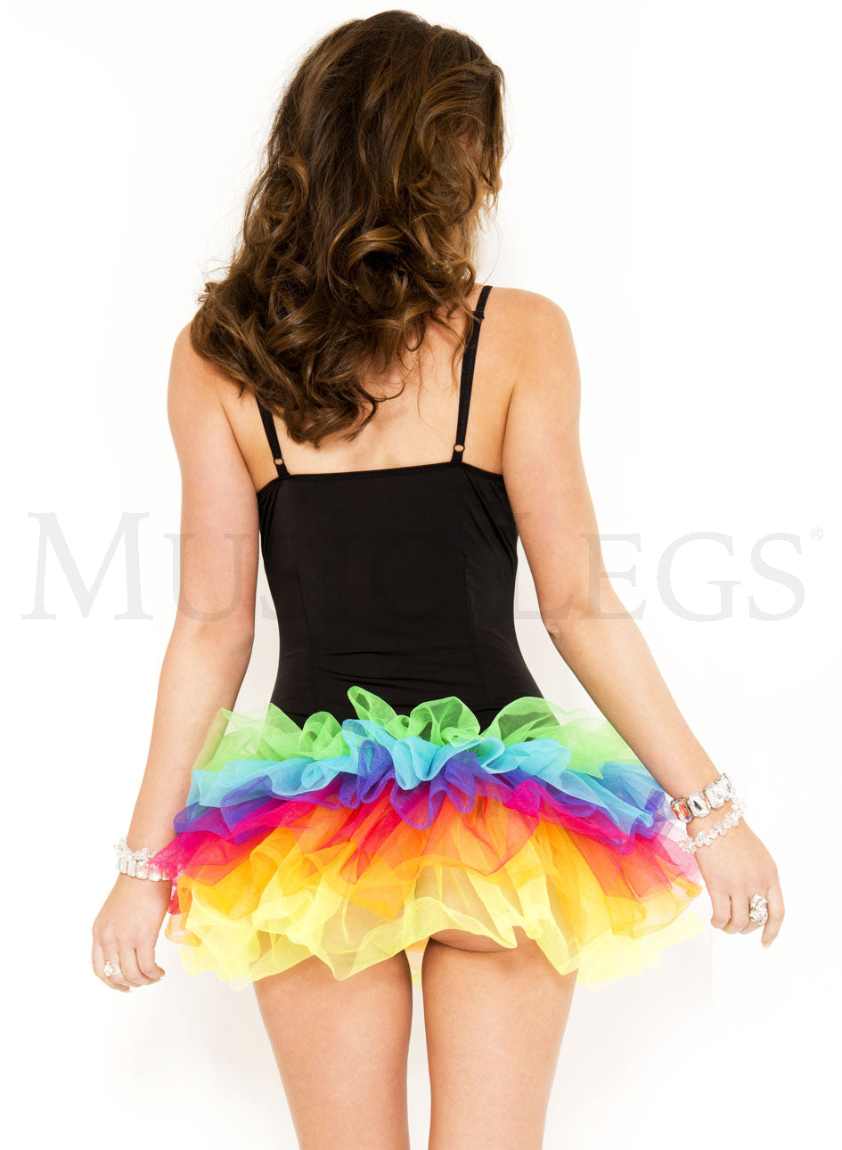 Rainbow Tutu Mini Dress