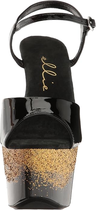 Cari-709 Glitter 7" Platform Sandals