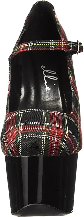 Dom-709 School Girl Plaid 7" Pumps