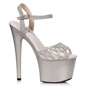 Unity-709 Glitzy Sparkle Platform Sandals