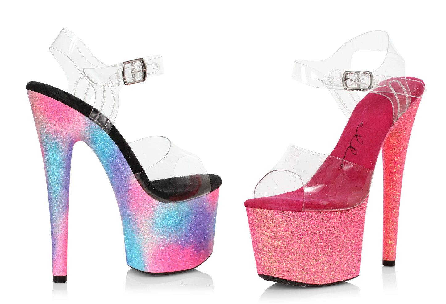 Vanessa-709 Platform Glitter Sandals