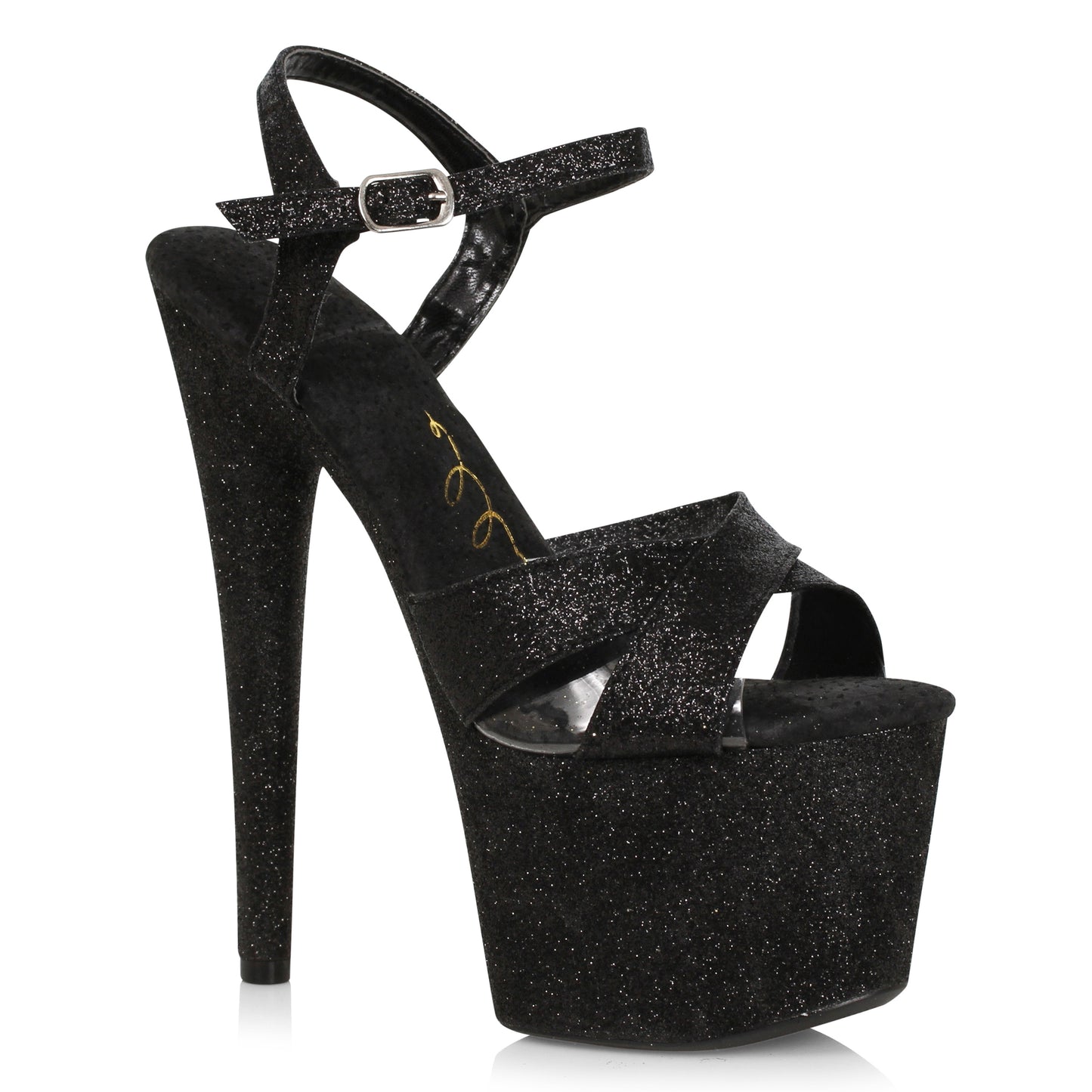 Vicky-709 Strappy Glitter Platform Sandals