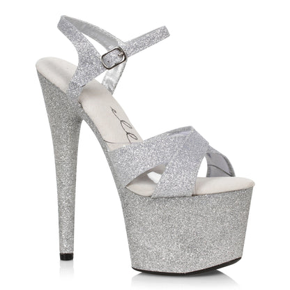 Vicky-709 Strappy Glitter Platform Sandals