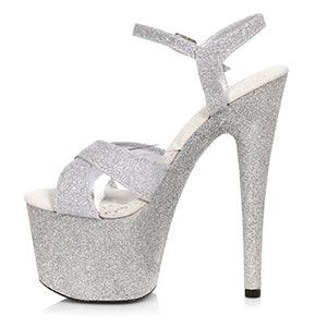 Vicky-709 Strappy Glitter Platform Sandals