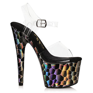 Yo-709 Holographic Platform 7" Sandals