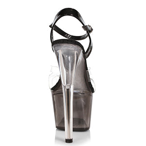 Zee-709 Clear PVC 7" Platform Sandals