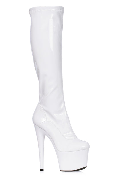 Zemma-709 Stretch Platform Knee Boots