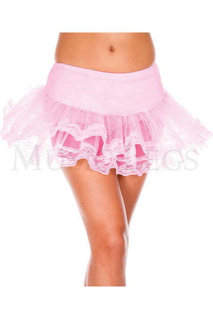 Lace Trim Petticoat