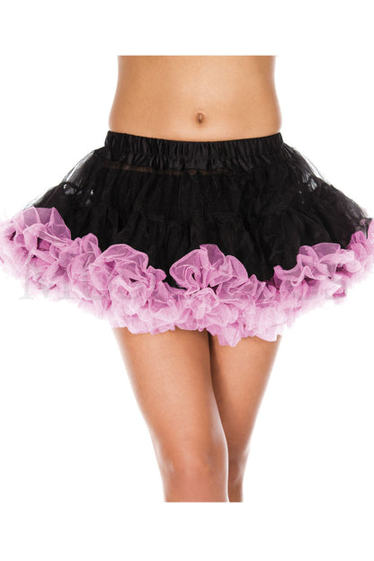 Two-Tone Ruffled Petticoat