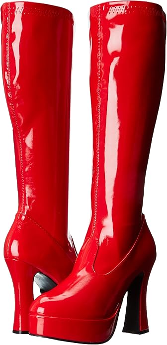 Chacha Patent Knee Boots