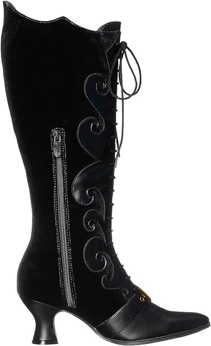 Fain-253 Velvet Witch Boots