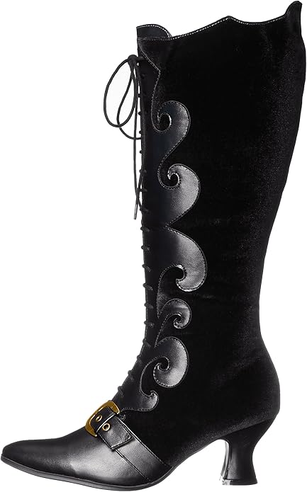 Fain-253 Velvet Witch Boots