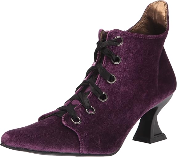 Cordelia-301  Velvet Gothic Booties