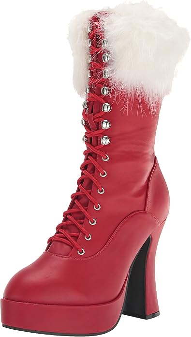 Joy-557 Faux Leather  Santa Boots