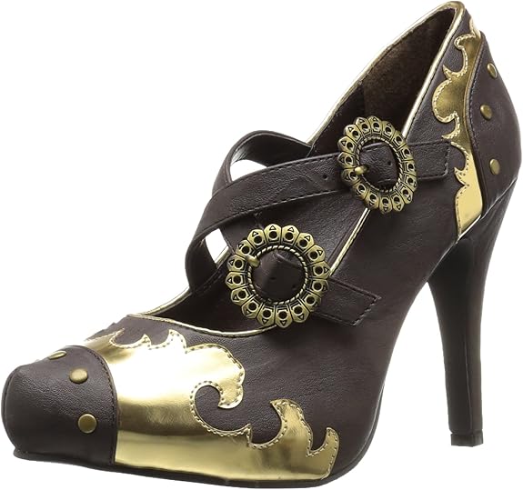 Steel-420 Steampunk Themed Pumps