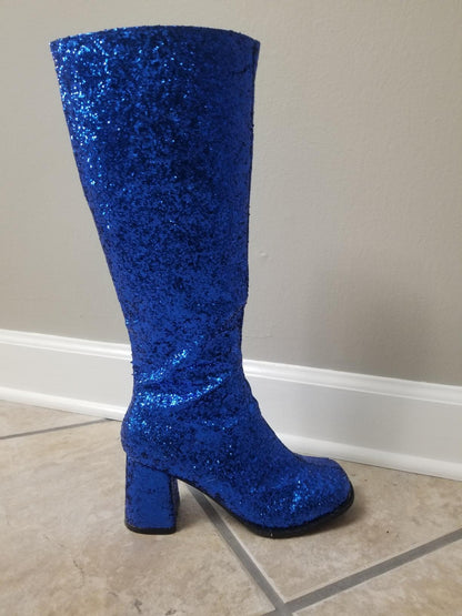 Gogo-G Glitter Gogo Knee Boots