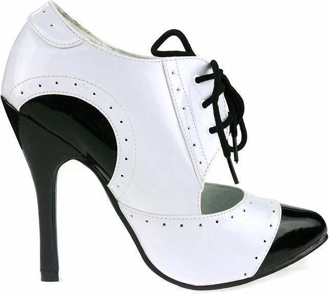 Gangster-511 Lace-Up Retro Style Pumps