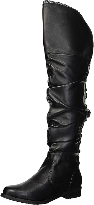 Tyra-181 Victorian/Pirate Faux Leather Boots