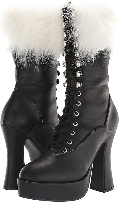 Joy-557 Faux Leather  Santa Boots