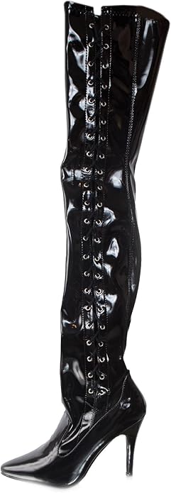 Ferocious-511 Lace-Up Side Thigh High Boots