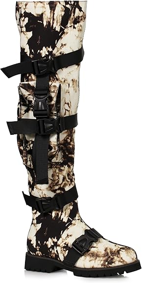 Myra-183 Splatter Knee Boots