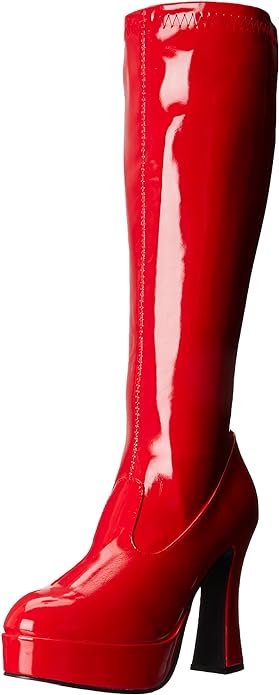 Chacha Patent Knee Boots