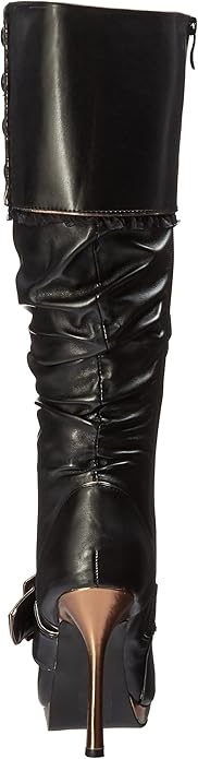 Grace-426 Faux Leather Pirate Style Knee Boots