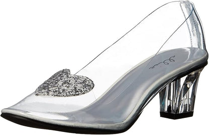 Ariel-412 Clear Slipper Pumps