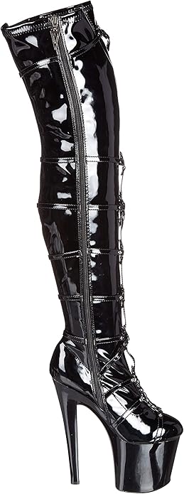 Metro-821 Patent Fetish 8" Thigh High Boots