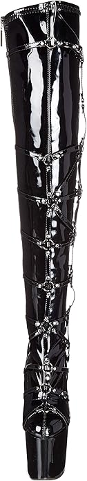 Metro-821 Patent Fetish 8" Thigh High Boots