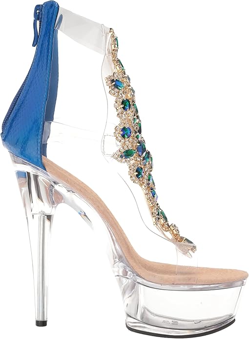 Lara-609 Bejeweled 6" Sandals