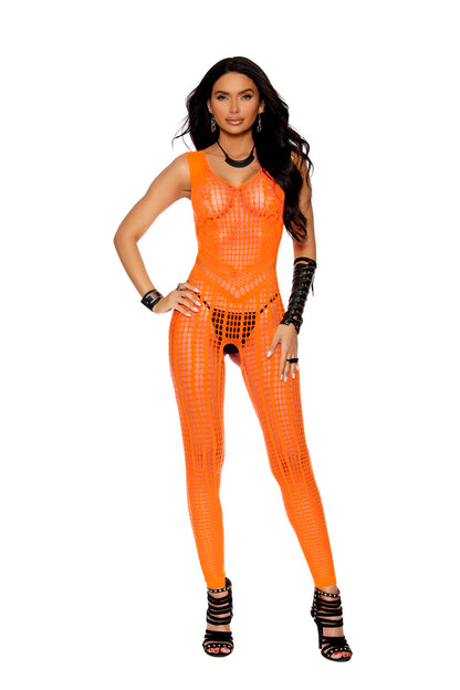 Crochet Footless Bodystocking