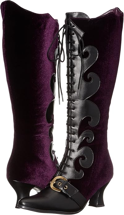 Fain-253 Velvet Witch Boots