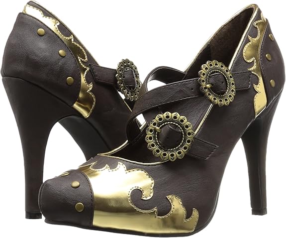 Steel-420 Steampunk Themed Pumps