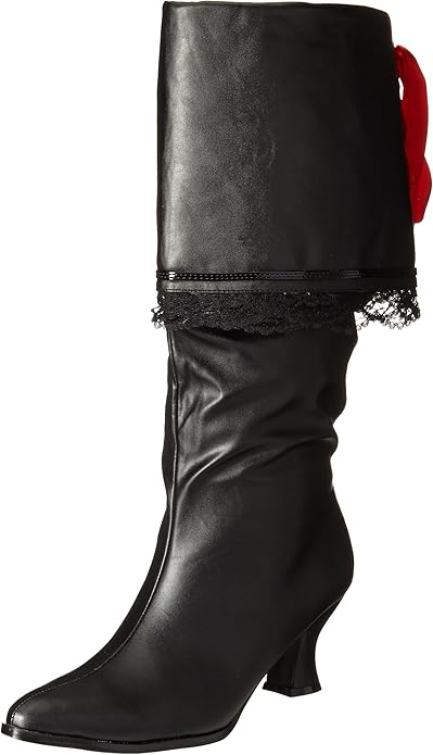 Morgan-253 Faux Leather  Knee Pirate Boots