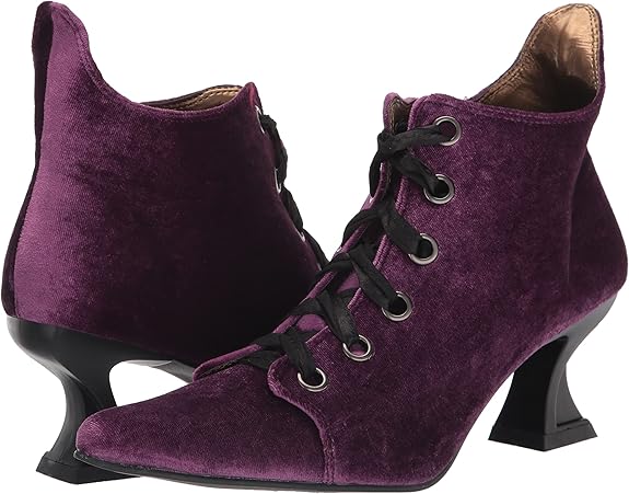 Cordelia-301  Velvet Gothic Booties