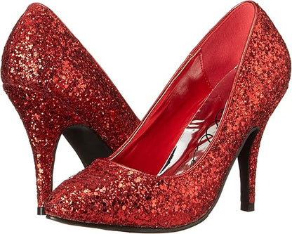 Shimmer-411 Glamour Glitter 4"  Pumps