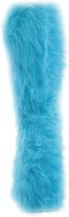 Fuzz-500 Faux Fur Knee Platform Boots