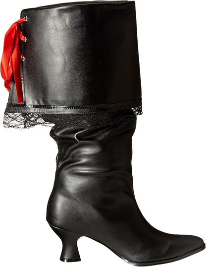 Morgan-253 Faux Leather  Knee Pirate Boots