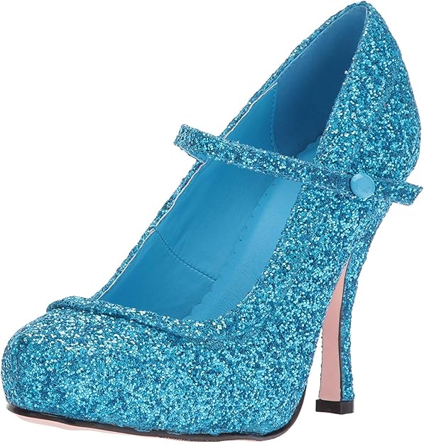 Candy-423 Glitter Mary Jane Pumps