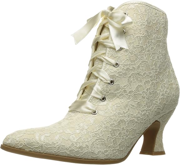 Elizabeth-253 Lace Victorian Booties