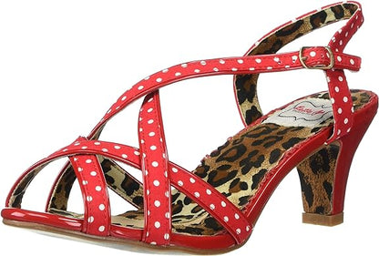 Bettie Page Grace Slingback Sandals