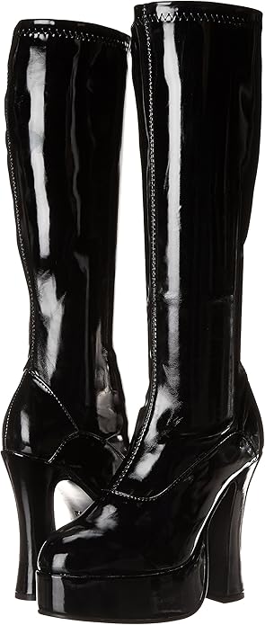 Chacha Patent Knee Boots