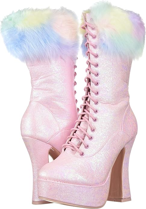 Nora-557 Whimsical Glitter Boots