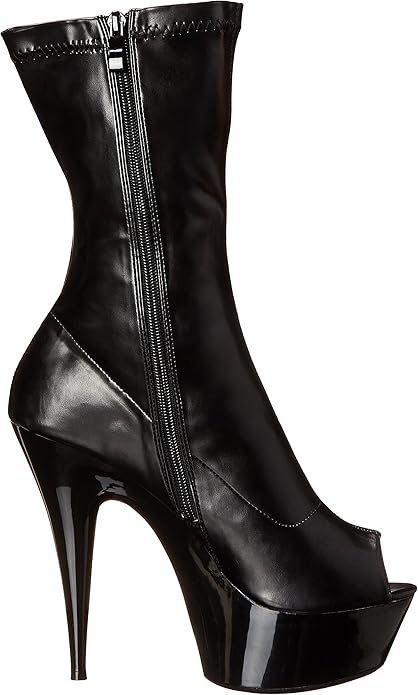 Angela-609 Peep Toe Calf Boots