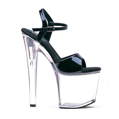 Juliet-821 Patent 8" Heel Strappy Sanals