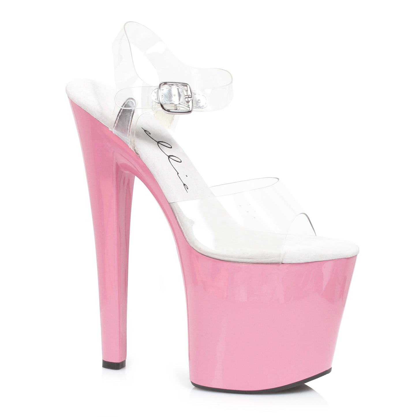 Brook-821 Clear 8" Platform Sandals