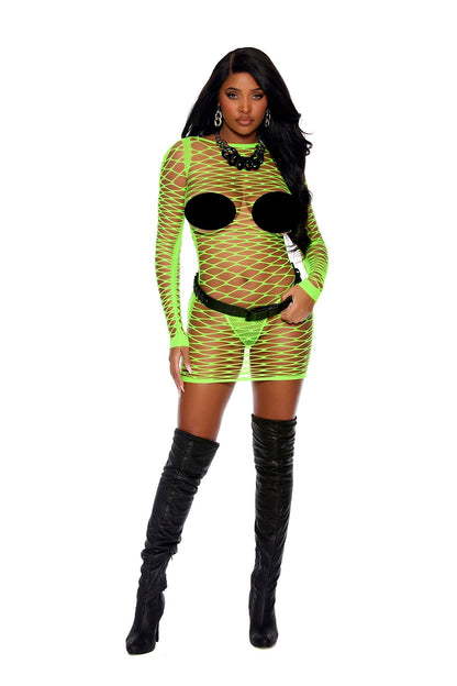 Queen Diamond Net Body Stocking